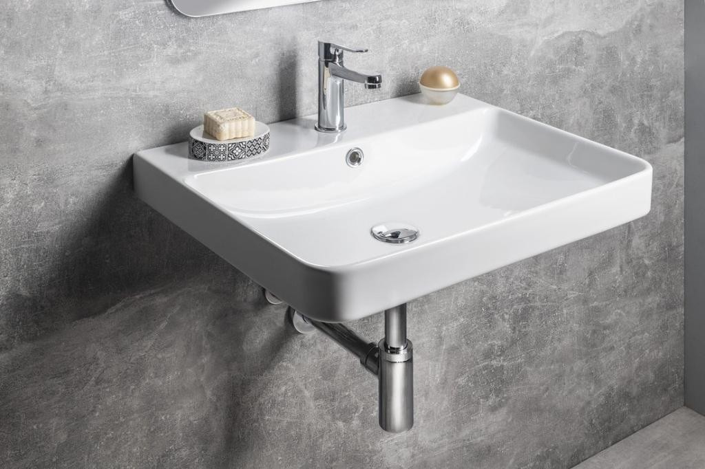 SAPHO – NERON keramické umyvadlo 60x48cm, bílá 201.128.0