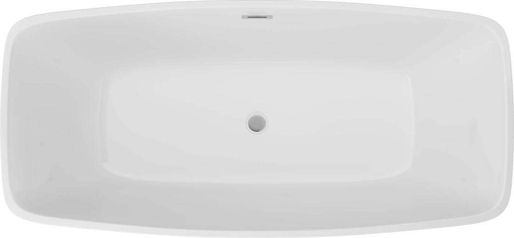 DEANTE – Anemon bílá – Akrylátová vana, volně stojící, obdélníková – 170 cm KDM_017W