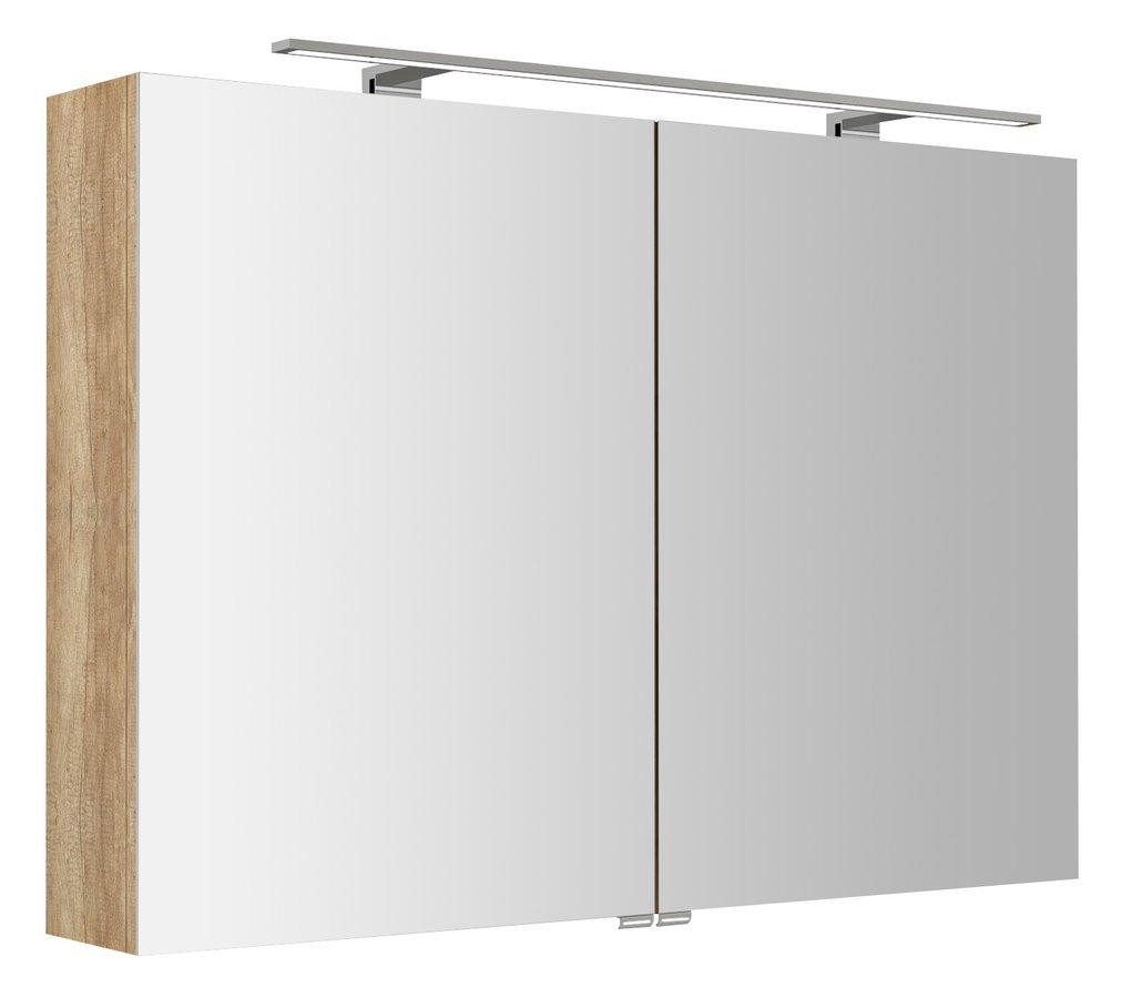 SAPHO - RIWA galerka s LED osvětlením, 101x70x17cm, dub alabama RIW100-0022