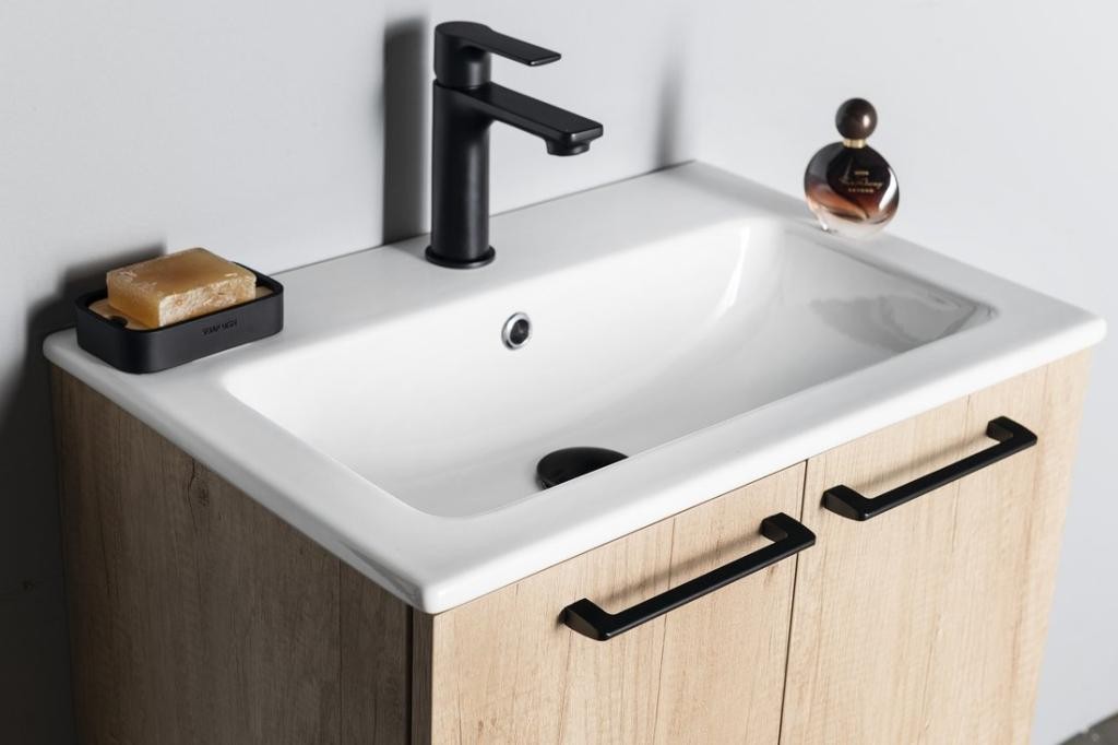 SAPHO – PRACTICO keramické umyvadlo nábytkové 60x40cm, bílá 44060