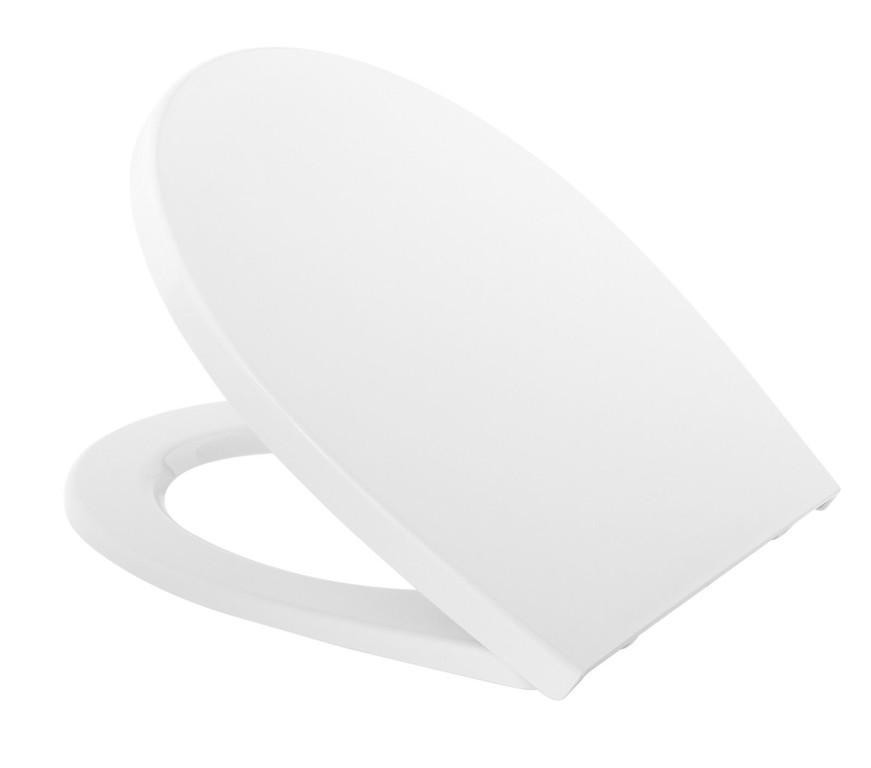 DEANTE Podomítkový rám, pro závěsné WC mísy + SLIM tlačítko chrom + WC CERSANIT DELFI + SEDÁTKO CST_WC01 051P DE1