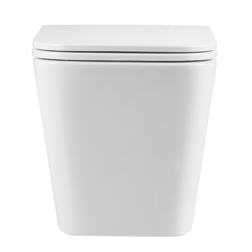 Předstěnový instalační systém s chromovým tlačítkem M1721 + WC INVENA FLORINA WITH SOFT, včetně soft/close sedátka AM102/1120 M1721 FL1