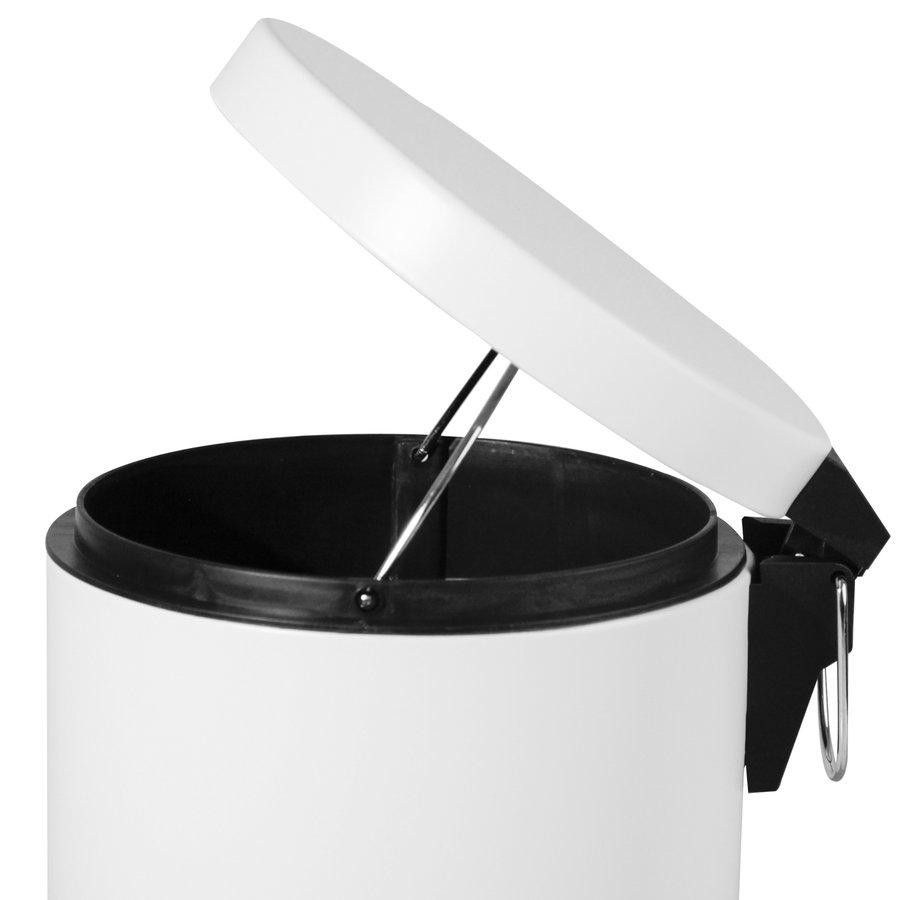 AQUALINE – SIMPLE LINE odpadkový koš kulatý 3l, bílá mat 28103