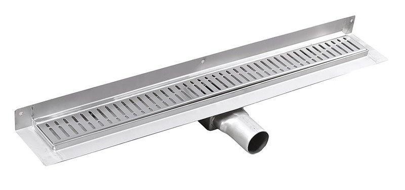 GELCO - MANUS ONDA nerezový sprchový kanálek ke stěně 650x112x55, GMO22 GMO22