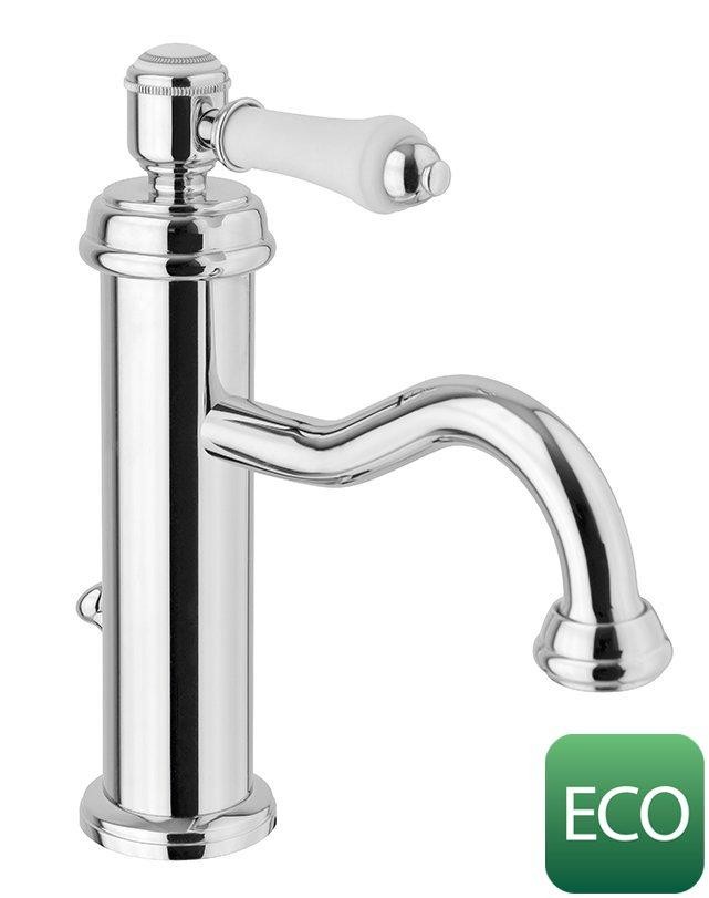 SAPHO - VIENNA stojánková umyvadlová baterie s výpustí, ECO kartuše, chrom VO002-01