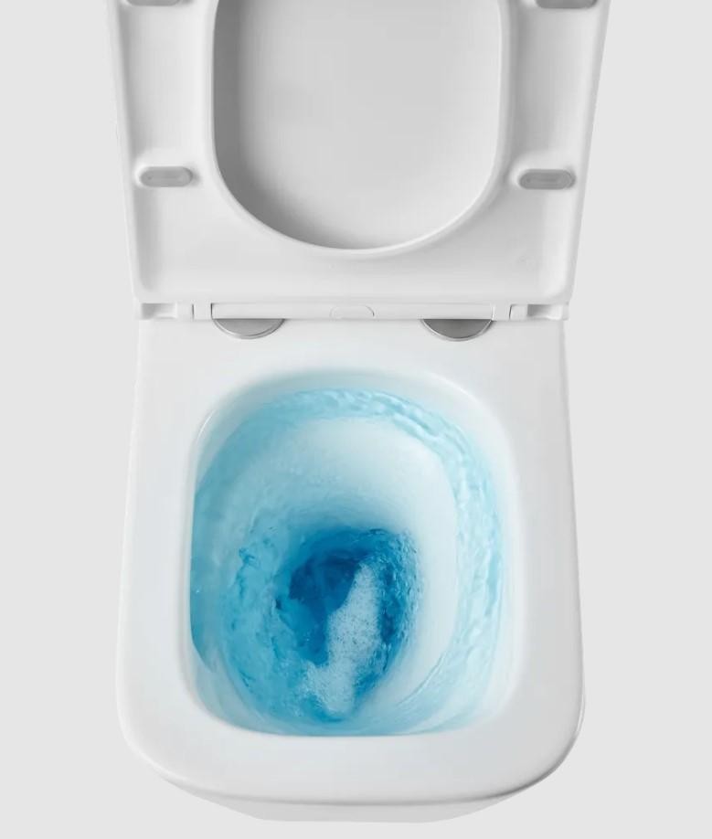 Předstěnový instalační systém s chromovým tlačítkem M1721 + WC INVENA FLORINA WITH SOFT, včetně soft/close sedátka AM102/1120 M1721 FL1