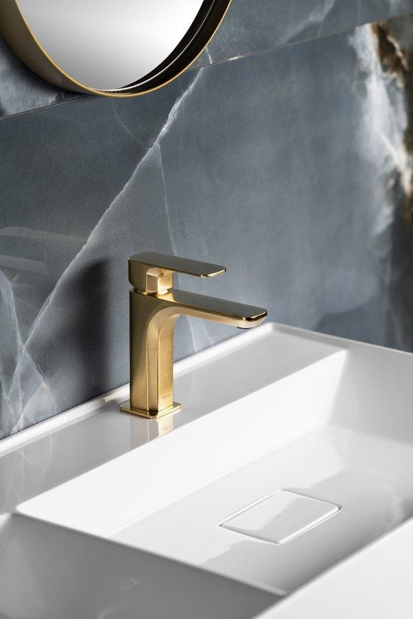 SAPHO – SPY stojánková umyvadlová baterie, zlato mat PY02/19