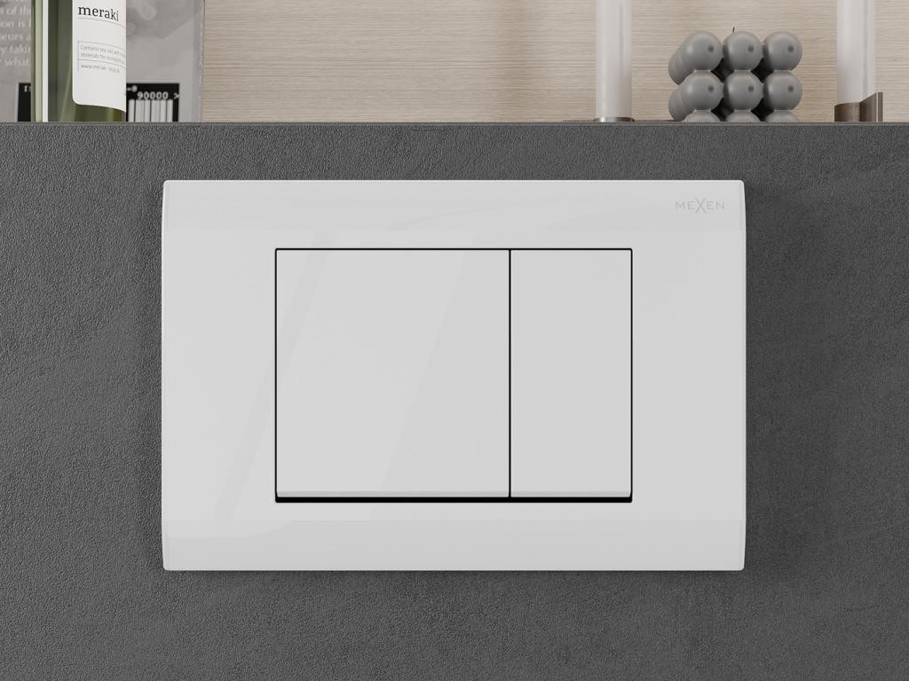 MEXEN – Fenix01 bílá tlačítka flush /kompatibilní s Geberit Sigma UP300 a UP320/ 600100