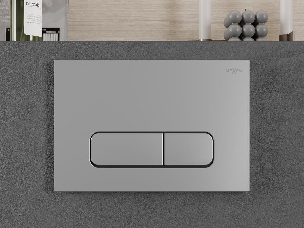 MEXEN – FenixTlačítko 02 matný chrom flush /kompatibilní s Geberit Sigma UP300 a UP320/ 600202