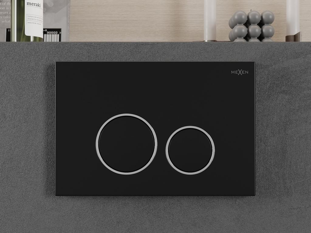 MEXEN – Fenix05 černá tlačítka flush /kompatibilní s Geberit Sigma UP300 a UP320/ 600503
