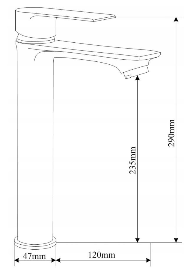 MEXEN – Royo DQ45 Set umyvadlové a vanové baterie s příslušenstvím, černá 72213DQ45-70