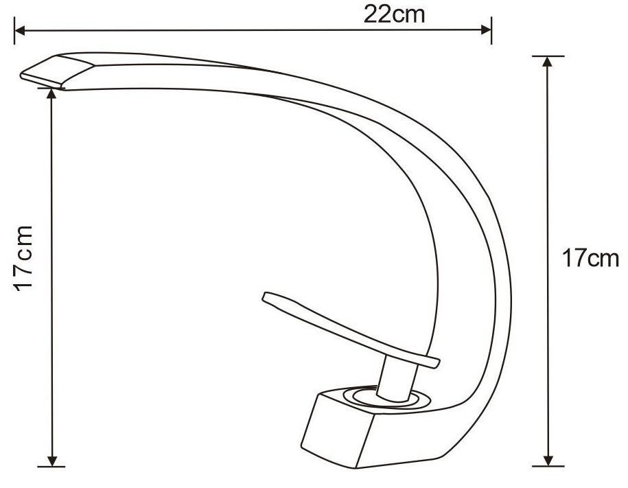 MEXEN – Lupus baterie umyvadlová, chrom 746200-00