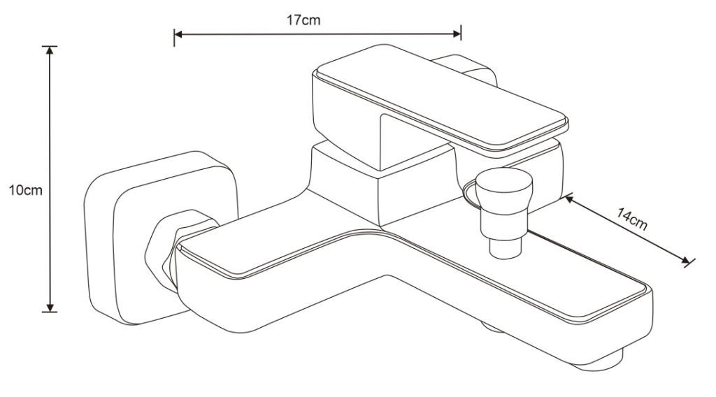 MEXEN – Cetus DQ45 SET vanová a umyvadlová baterie, černá 744303DQ45-70