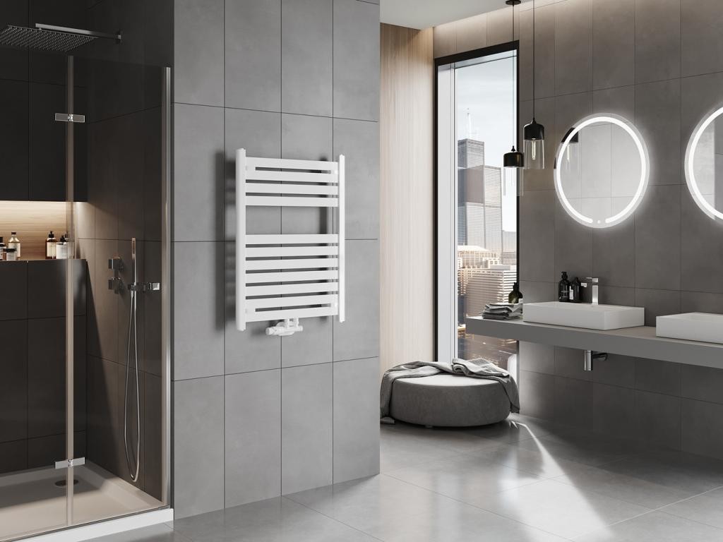 MEXEN – Uran otopný žebřík/radiátor 800 x 600 mm, 420 W, bílá W105-0800-600-00-20