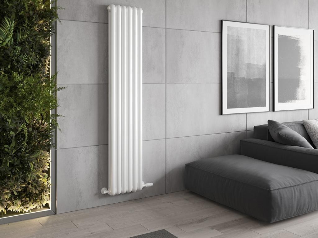 MEXEN – Kent otopný žebřík/radiátor 1882 x 380 mm, 1392 W, bílá W216-1882-380-00-20