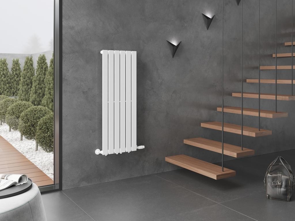 MEXEN – Boston otopný žebřík/radiátor 1200 x 452 mm, 611 W, bílá W213-1200-452-00-20