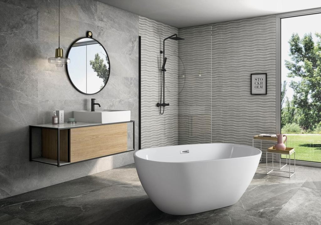 AQUALINE – DOURO volně stojící vana, 150x82cm, bílá E1850