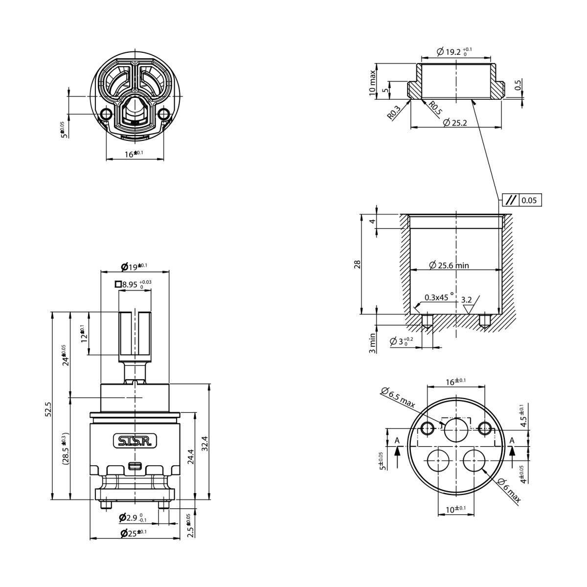 SAPHO – Směšovací kartuše 25 A848C