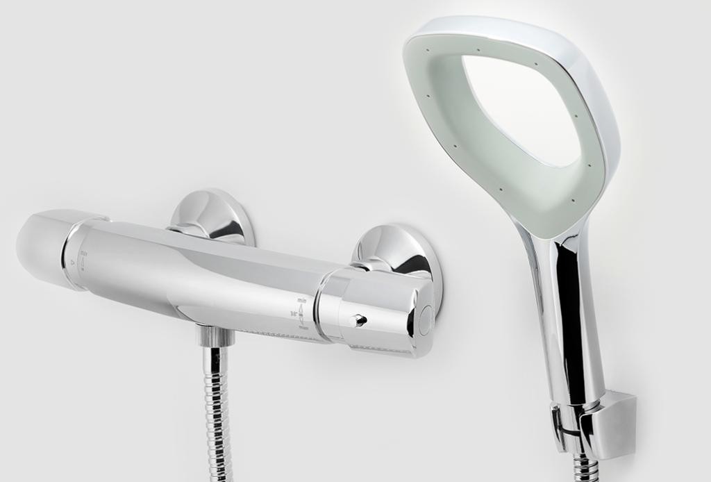 NOVASERVIS – Sprchová baterie termostatická s přísl. Metalia ECO+ chrom 57961,0E