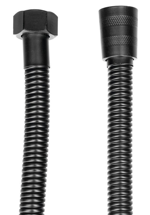SAPHO – POWERFLEX kovová sprchová hadice, 120cm, černá mat FLEX120B