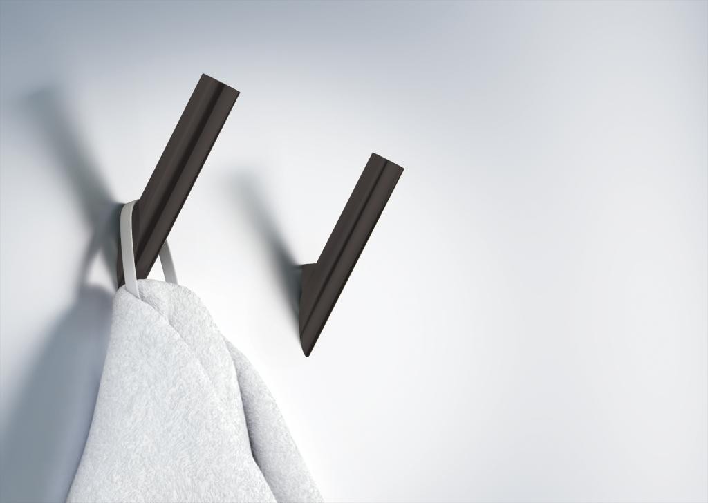 DEANTE – Silia černá – Háček, nástěnný ADI_N111