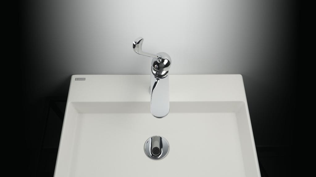 DEANTE – Correo alabaster Granit umyvadlo na desku – 500×400 mm CQR_AU5S