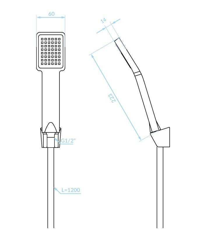 Kuchinox – ORCA sprchová souprava NKR_00AD