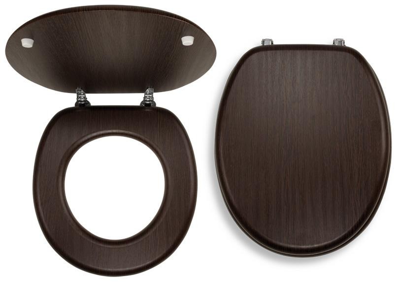 NOVASERVIS - Sedátko dýhované wenge MDF WC/WENGE